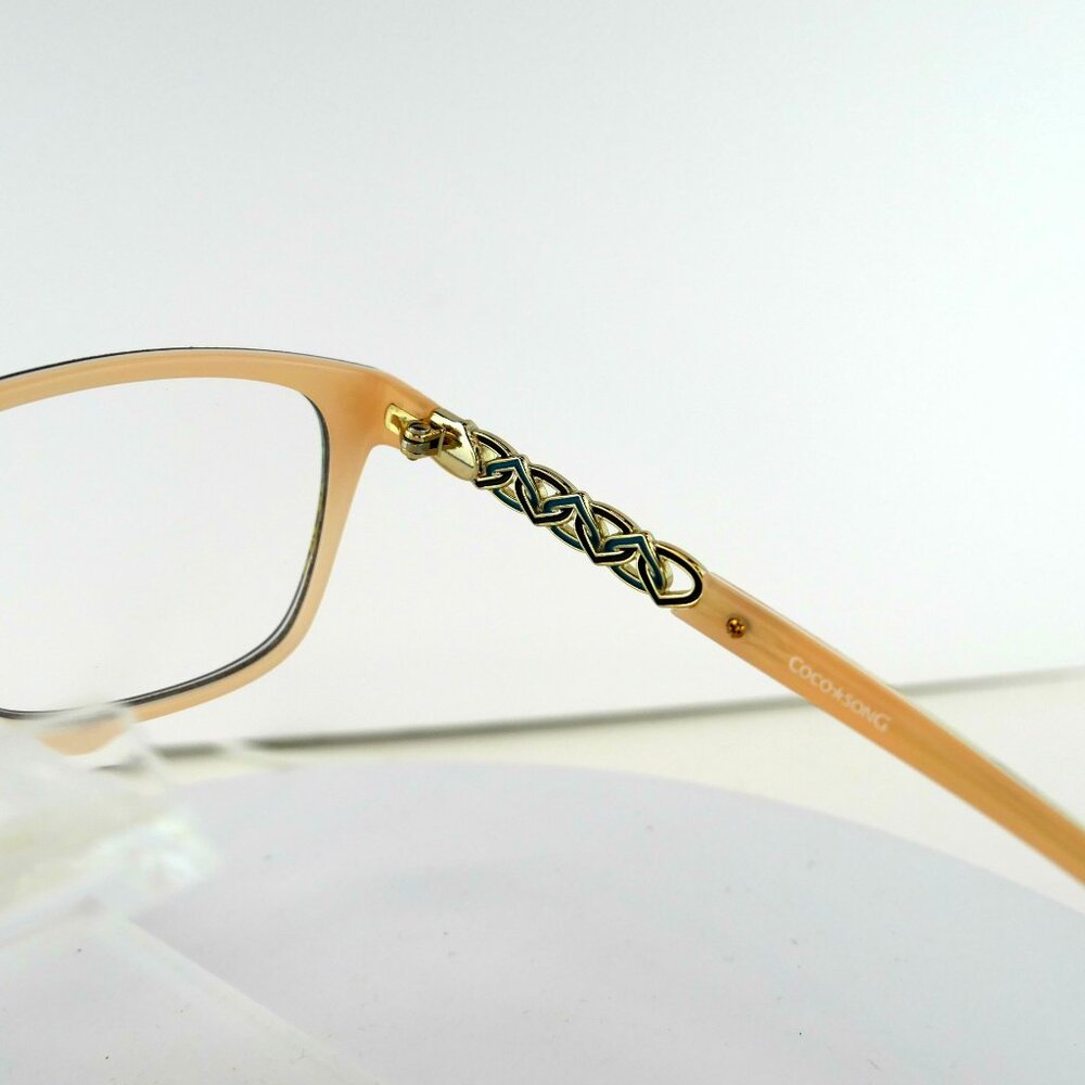 COCO SONG CV 230 (C:4) BEIGE  54-16-140 EYEGLASS FRAMES - Picture 5 of 9